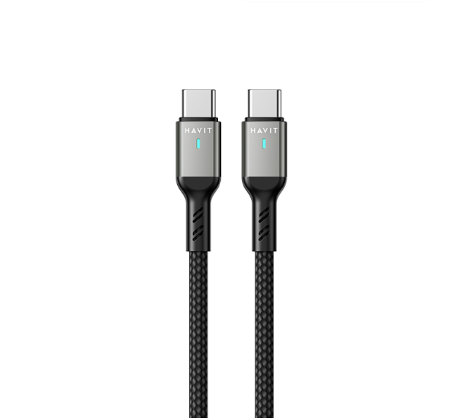 CABLE HAVIT USB C A USB C NV-CB6317-N/P CORDON 1MT
