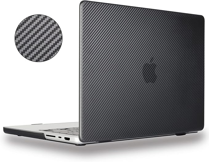 CASE DEVIA PARA MACBOOK PRO 16" CARBON FIBER -  MATT BLACK